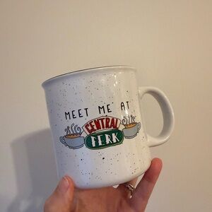 Central Perk White‎ Speckled Mug